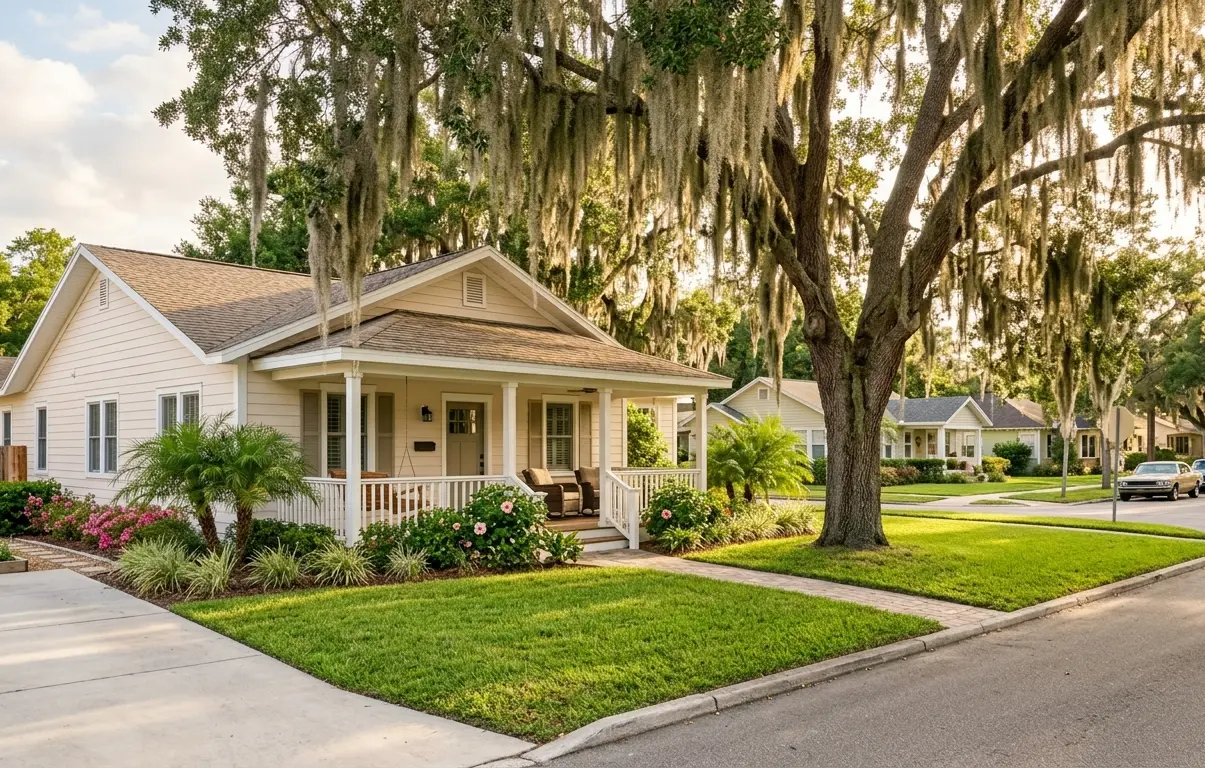 Affordable single-story bungalow for living in Green Cove Springs FL representing low cost housing options for buyers in 2026
