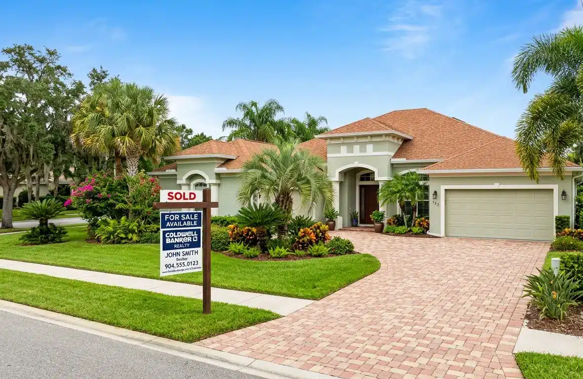 Florida housing market 2026 home with sold sign showing current real estate market conditions for buyers and sellers