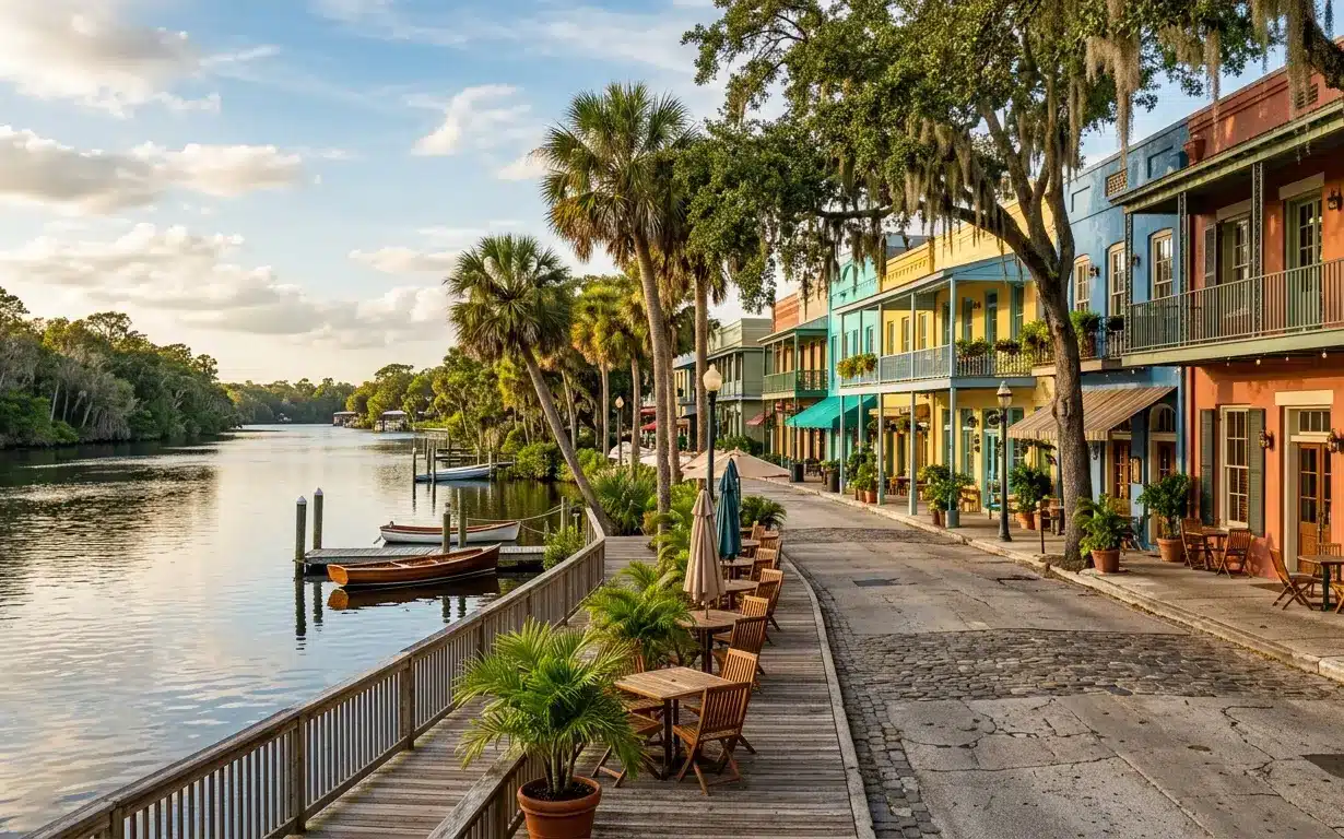 Jacksonville FL Riverside Avondale waterfront historic neighborhood showing established character for best neighborhoods guide