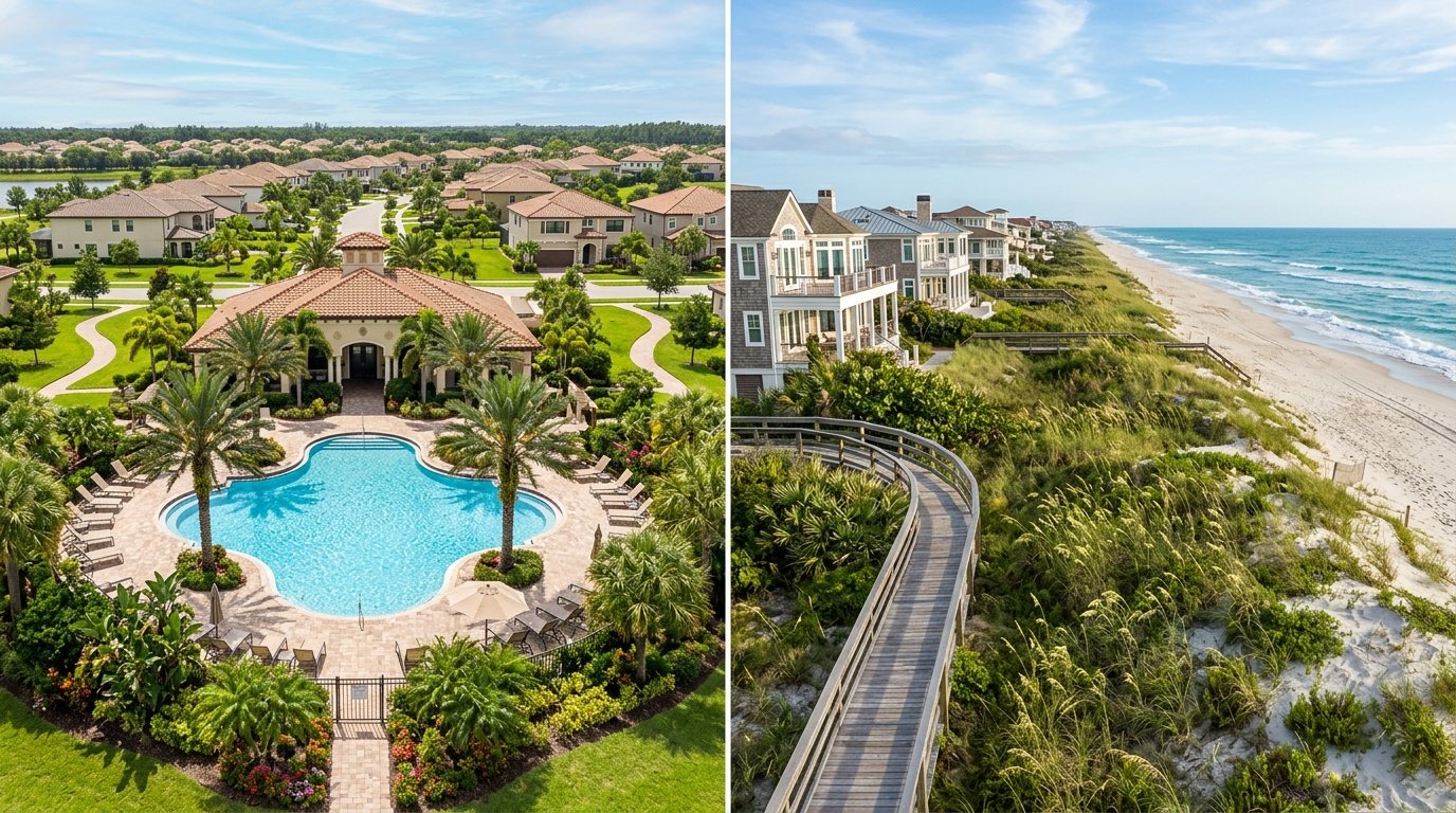 Comparison of Nocatee and Ponte Vedra communities in St. Johns County FL
