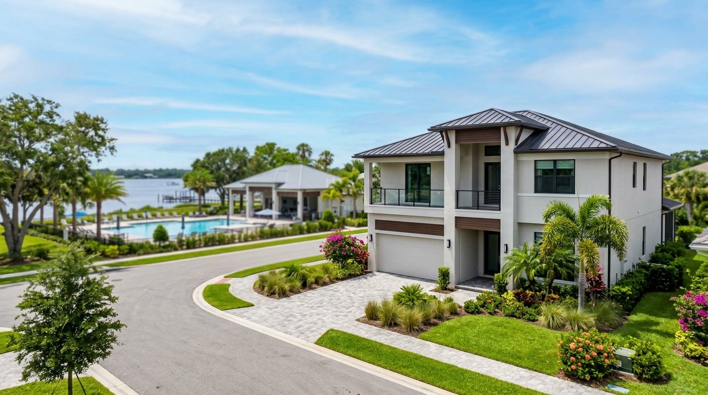 Modern two-story home in a Fleming Island master-planned community