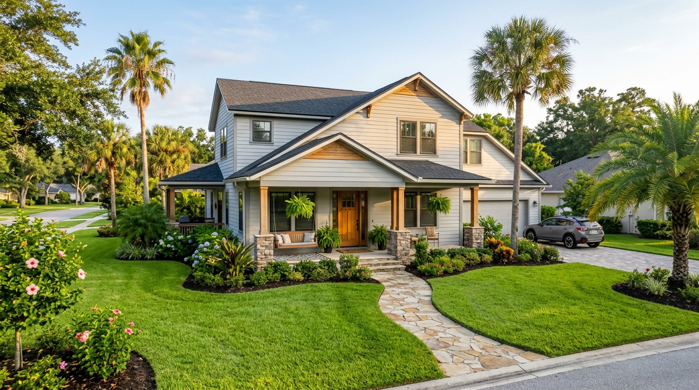 Family using first-time homebuyer programs to buy a home in Clay County FL