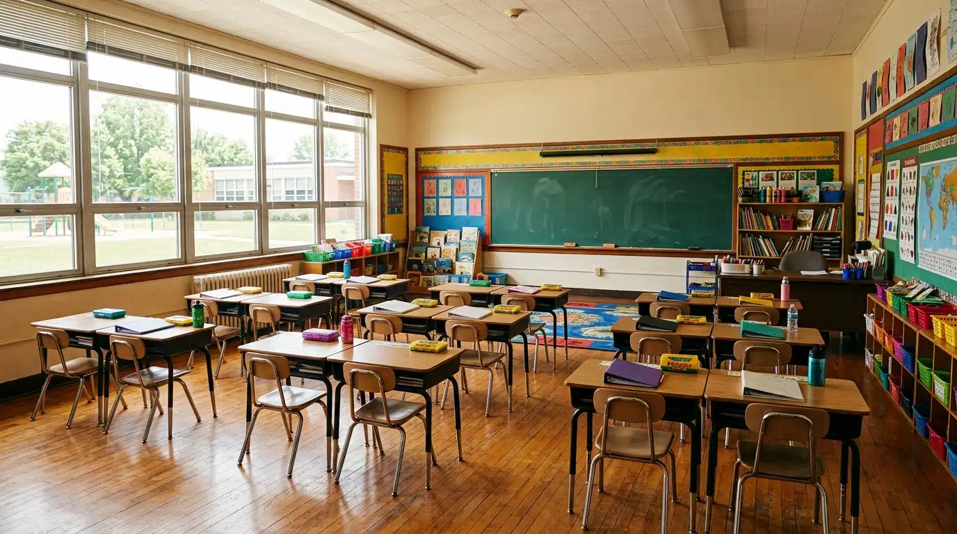 elementary school classroom in a top rated North Florida school zone