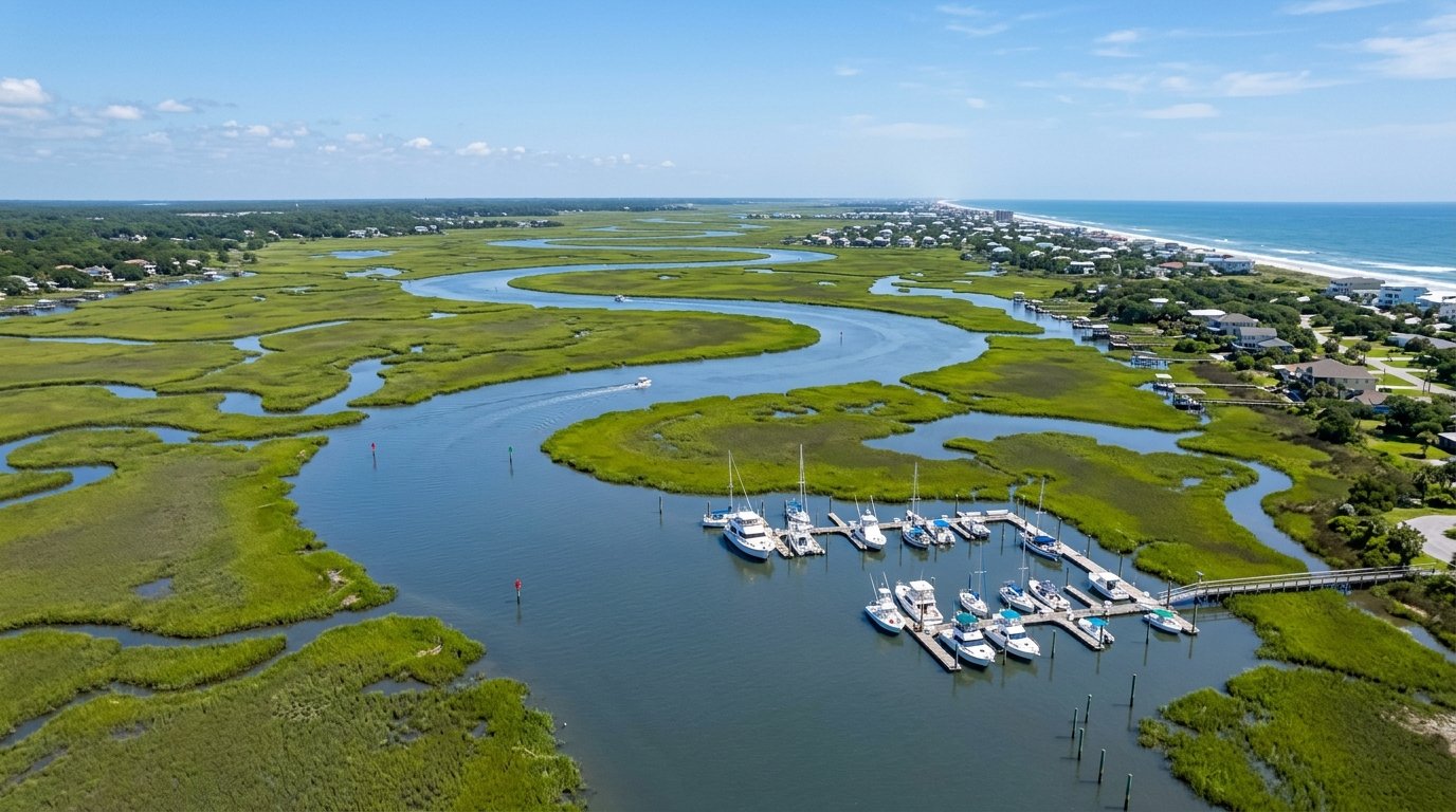 Intracoastal waterfront property views in St. Johns County FL