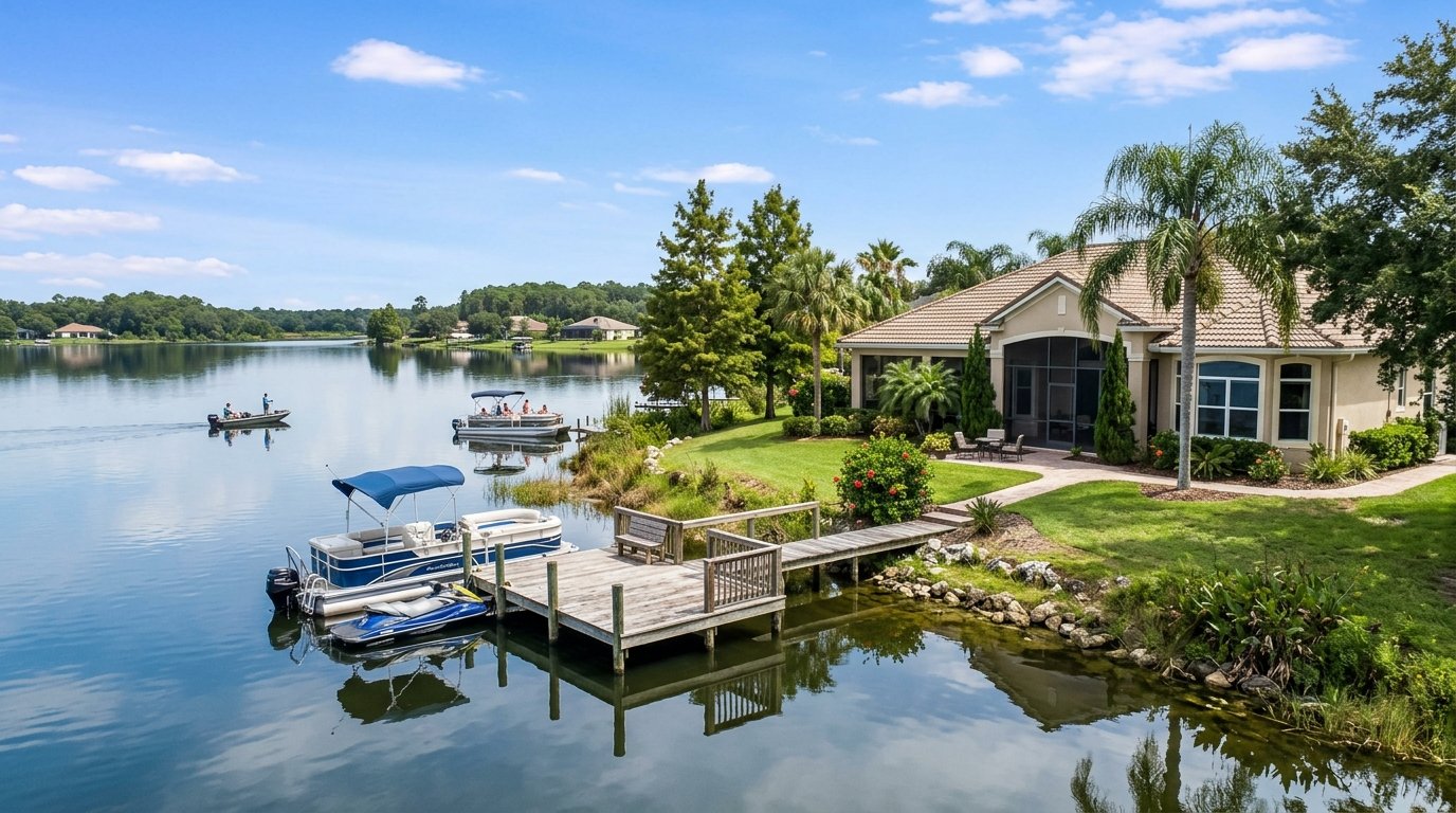 Waterfront home on Doctors Lake in Clay County.