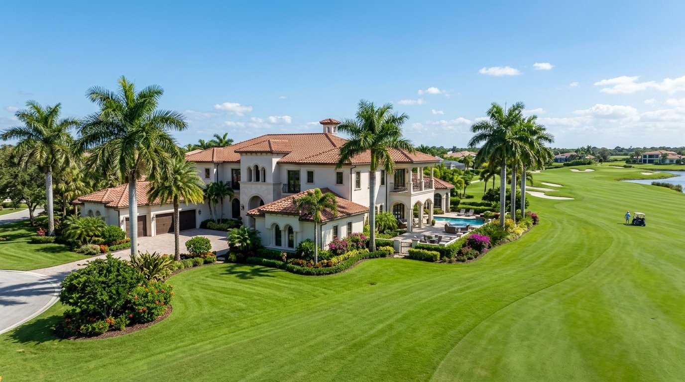 Luxury home in a gated Ponte Vedra golf community.